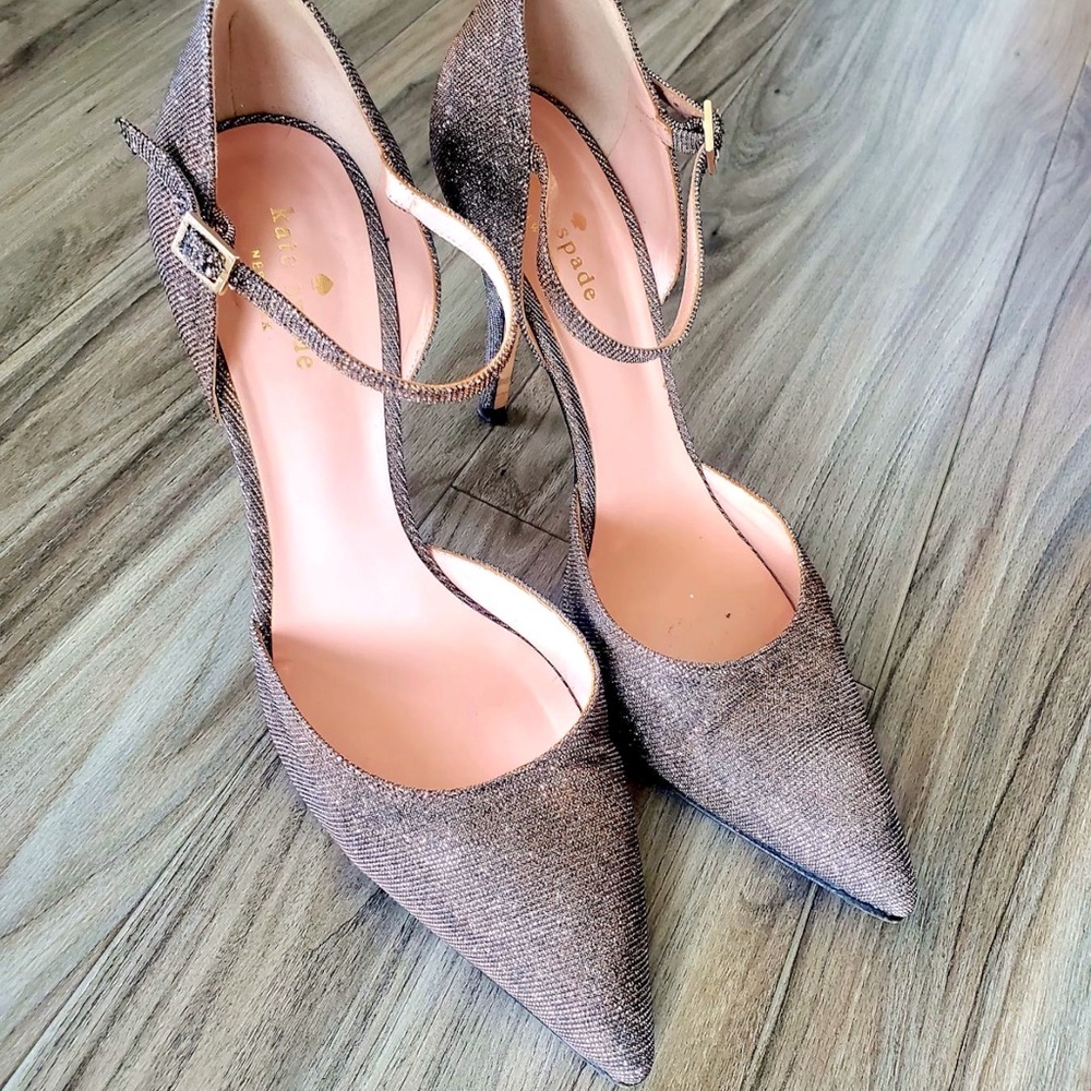 Kate spade sparkly shoes.